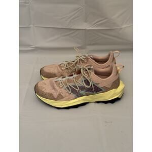 New Balance Womens Tektrel Hiking Sneakers Shoes Rose/Limelight Beige Sz 11